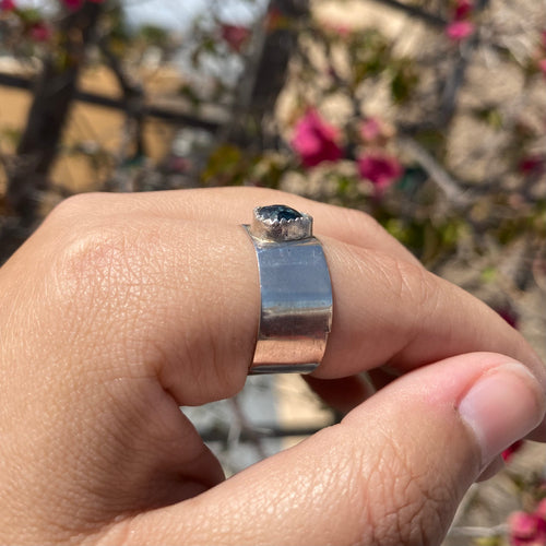 Blue Topaz Ring - Size 11