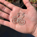 Swirl Hoop Earrings