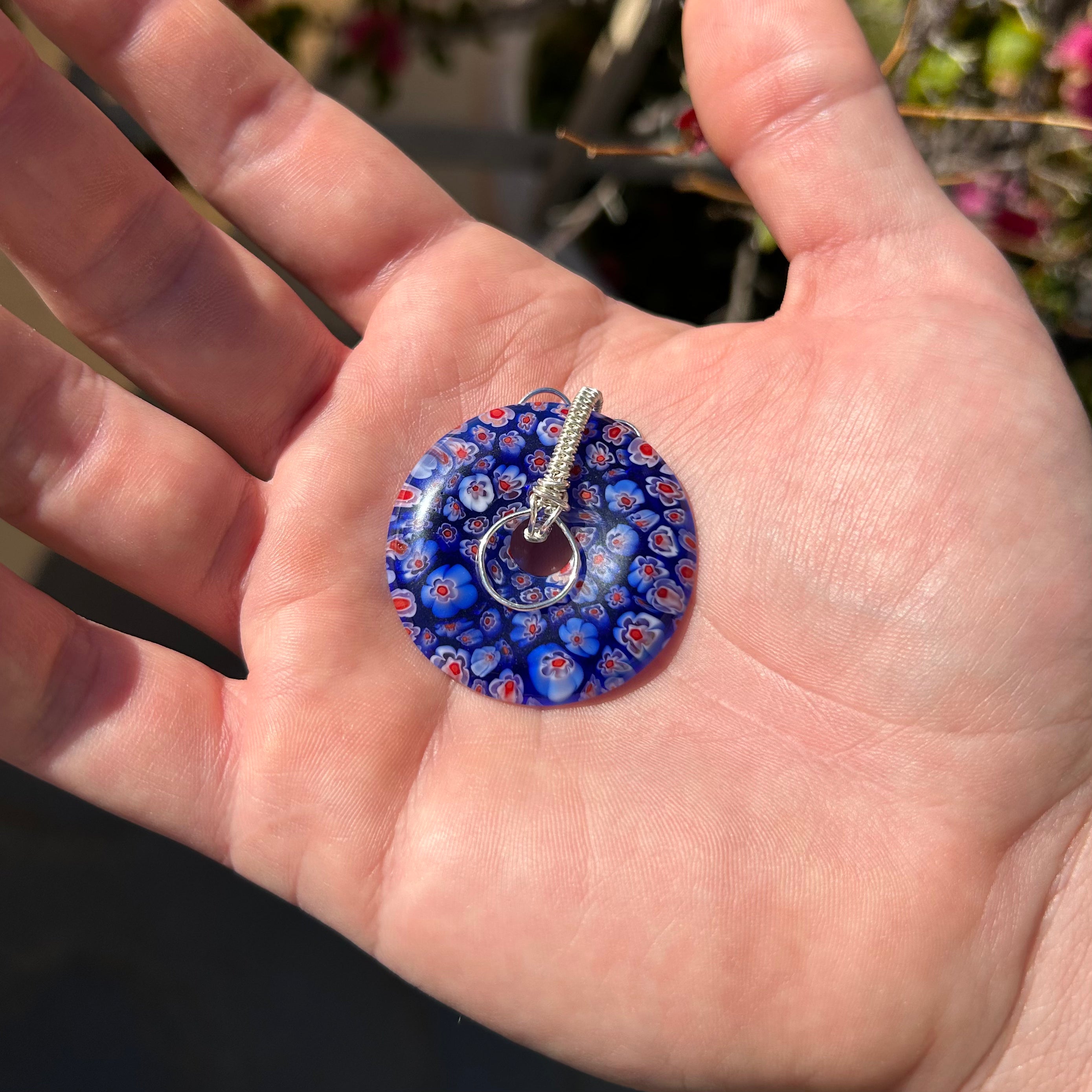 Floral Donut Pendants