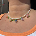 Flower Garden Pearl Necklace