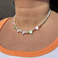 Pastel Pearl Necklace