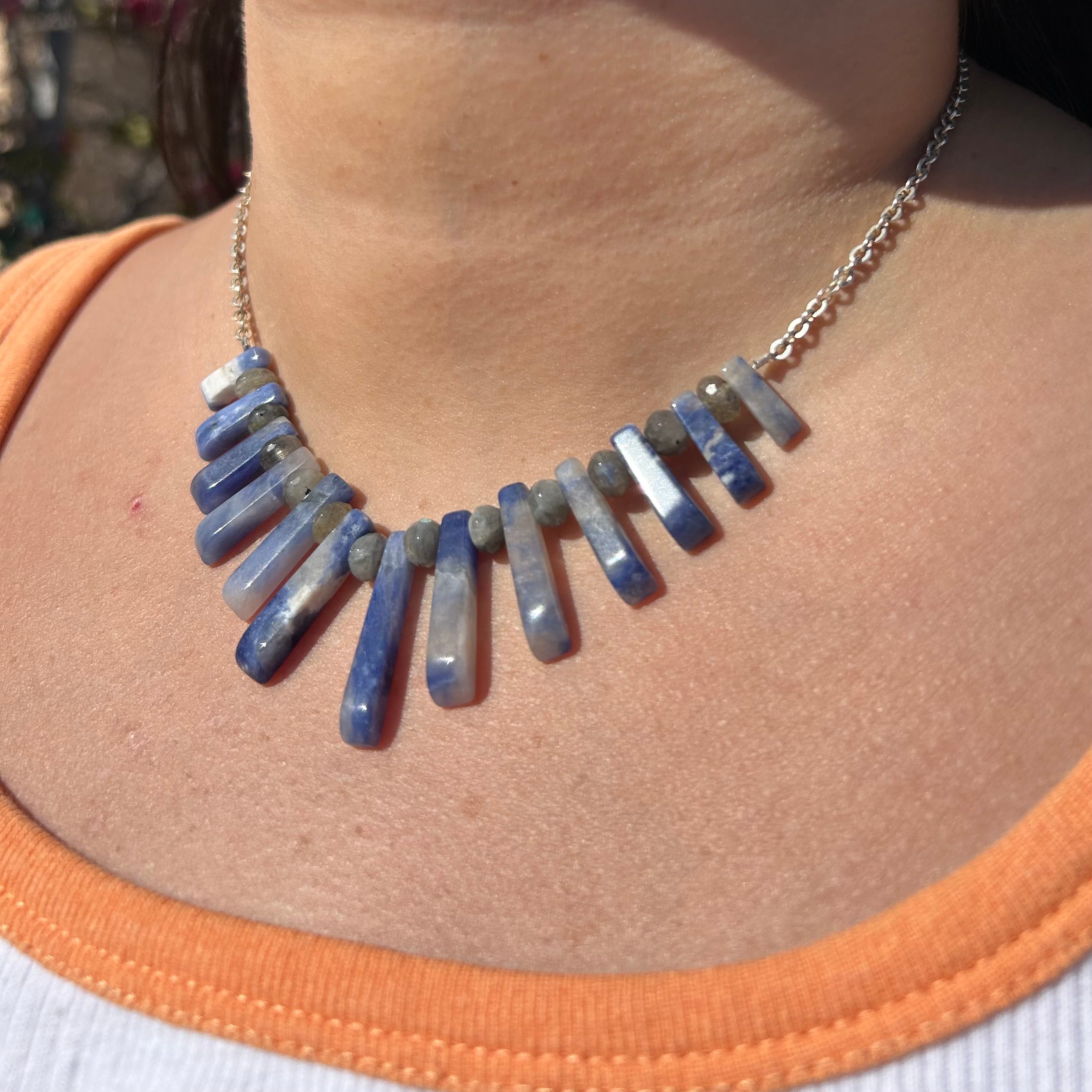 Snowfall Collar Necklace