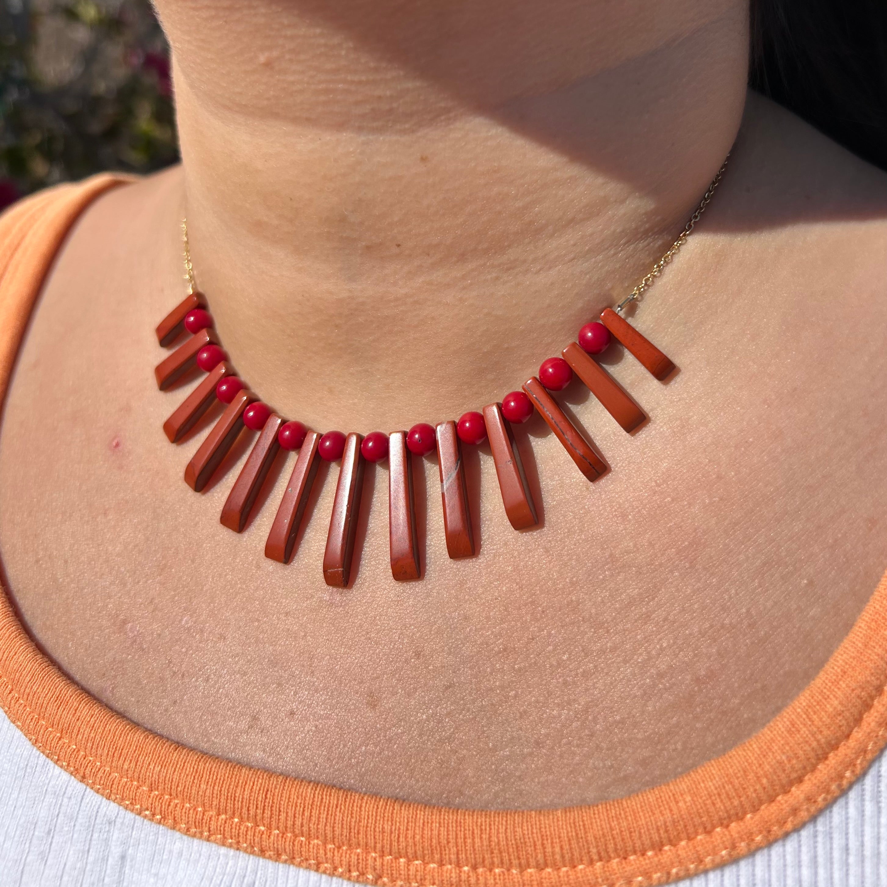 Sun Ray Collar Necklace