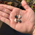 Abalone Moon and Stars Earrings