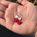 Red Butterfly Earrings