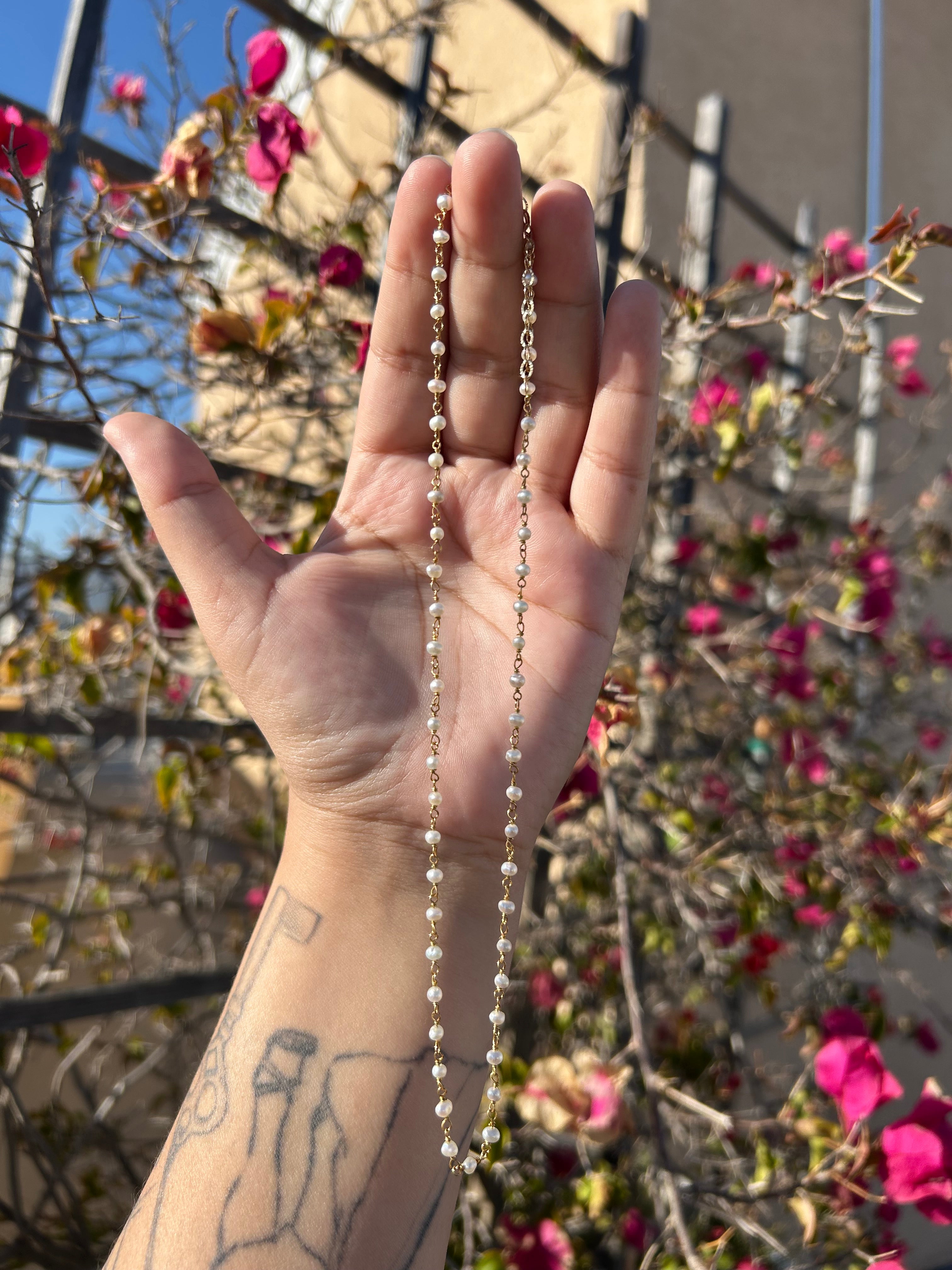 Dainty Pearl Necklace