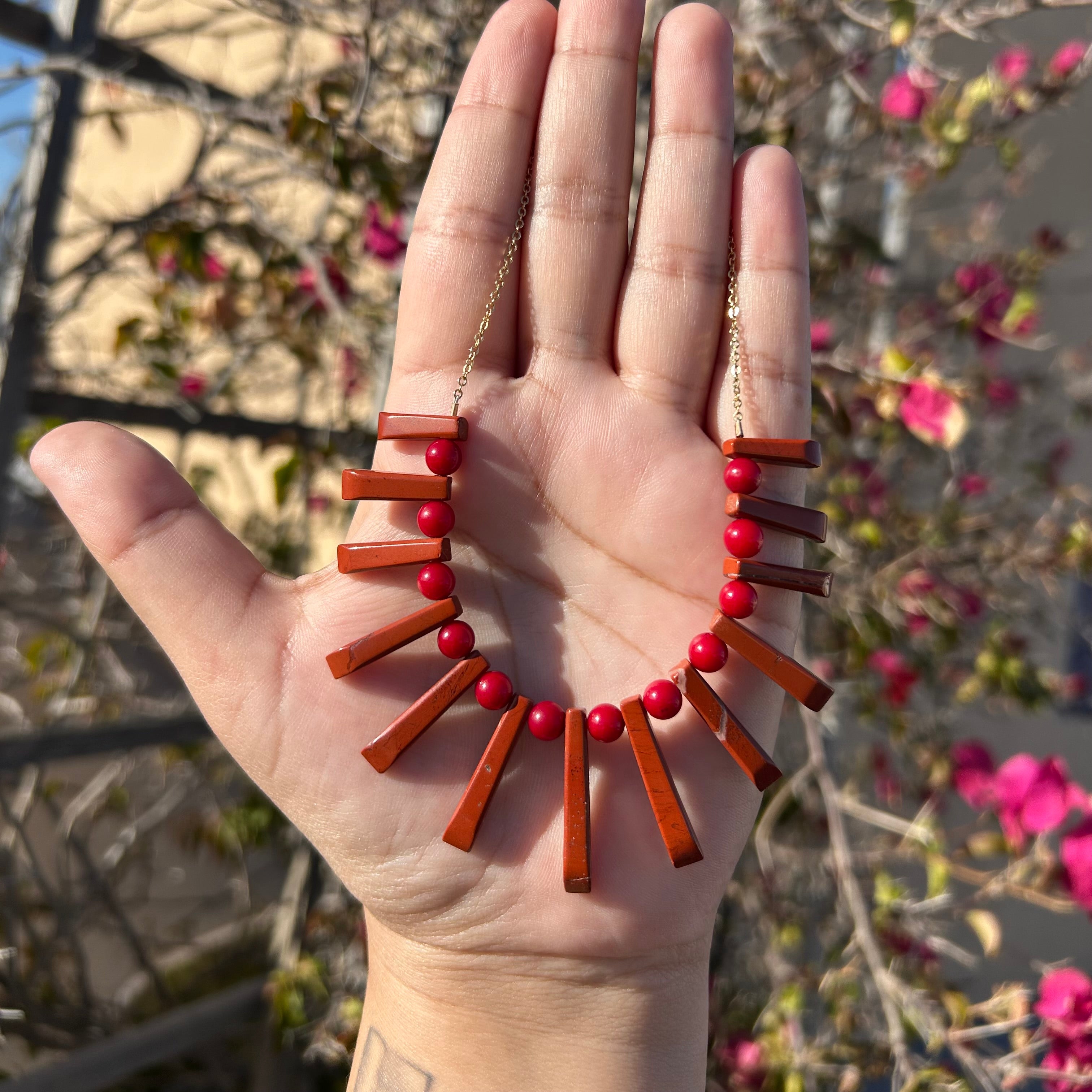 Sun Ray Collar Necklace