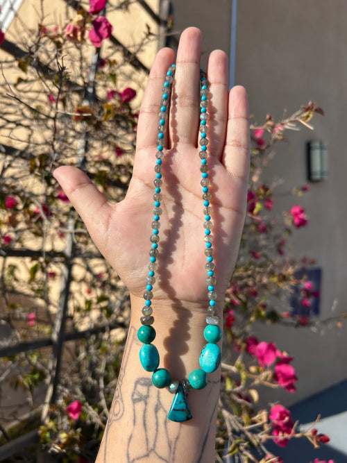 Chrysocolla Athena Necklace