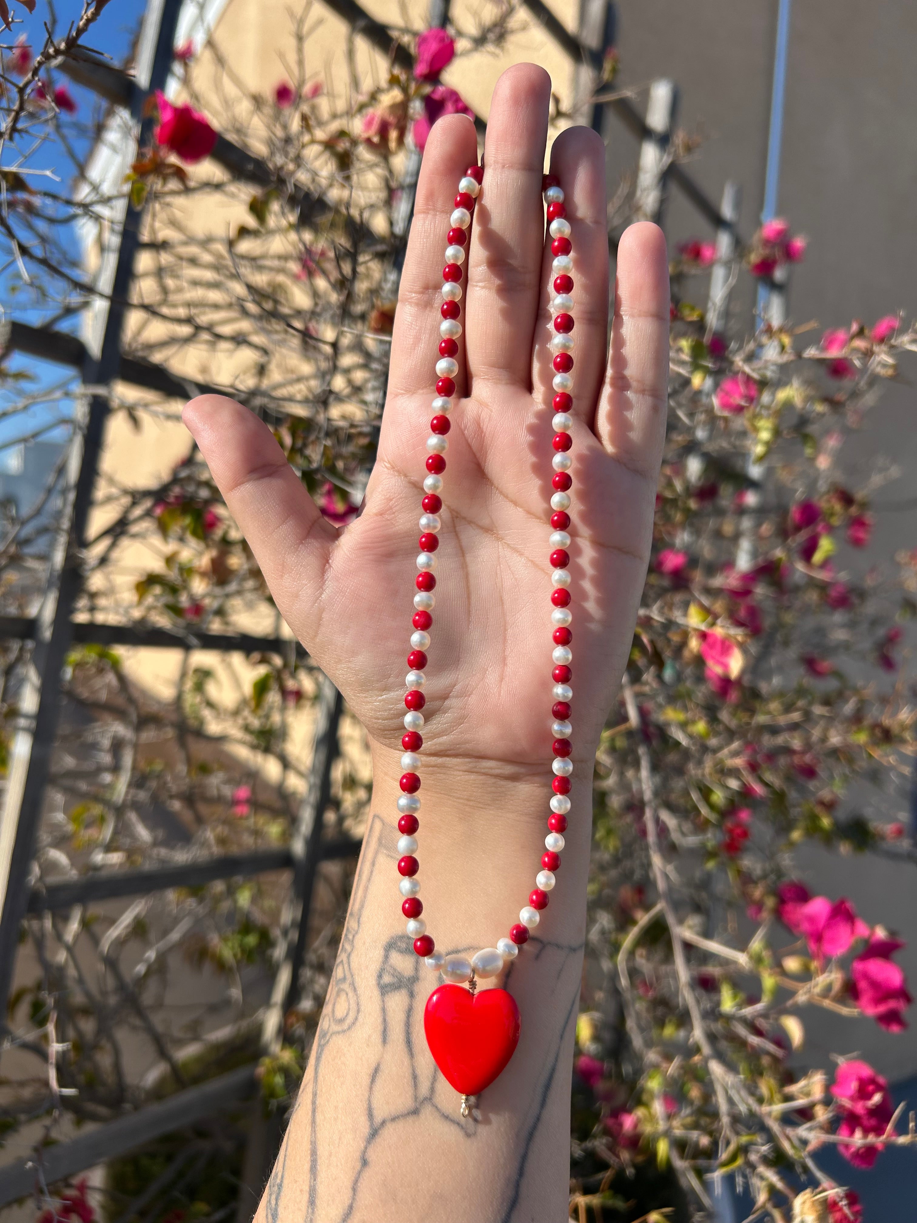 Lovers Pearl Necklace