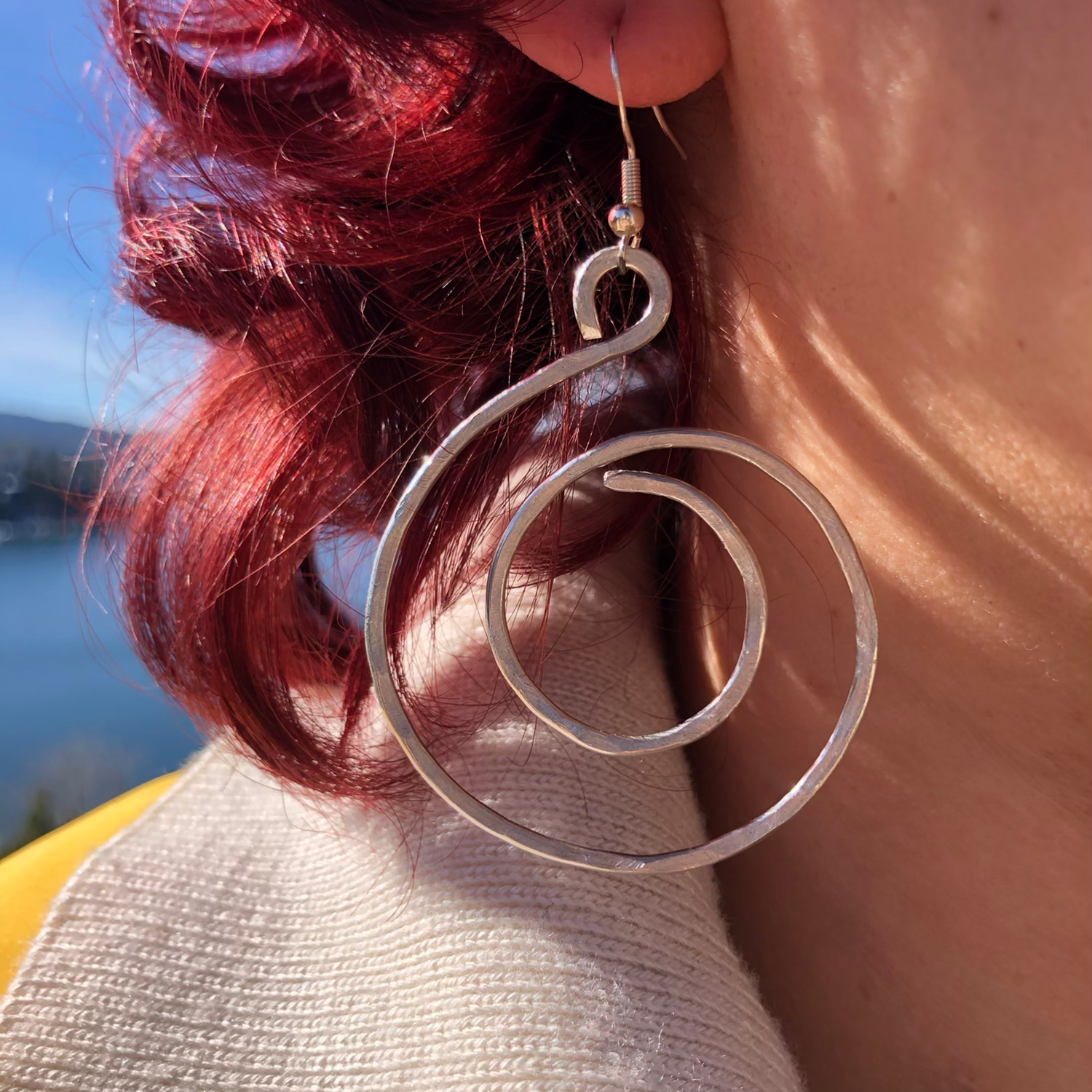 Silver Hoops image 1