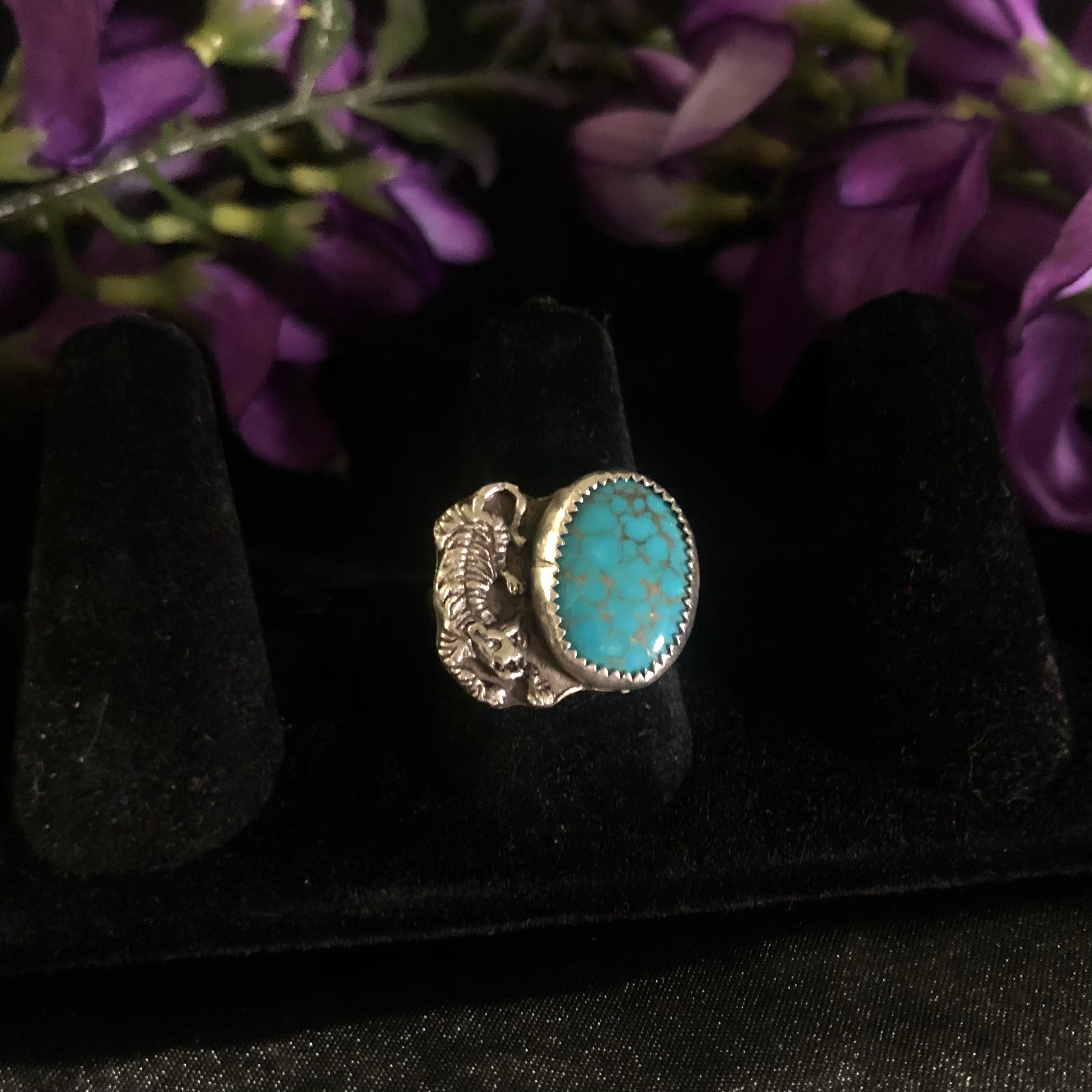 Turquoise Tiger Ring image 0