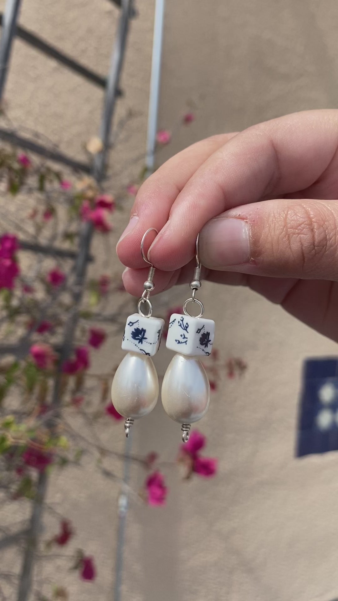 Grecian Pearl Earrings