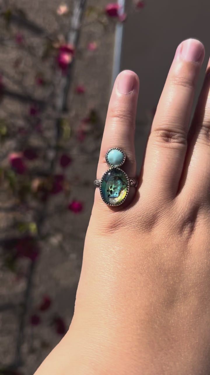 Sea Turtle Ring - Size 6.5
