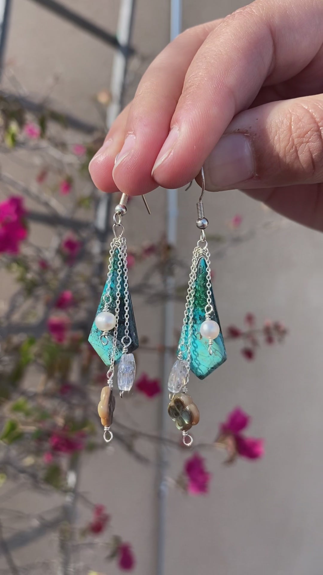 Poseidon Dangle Earrings