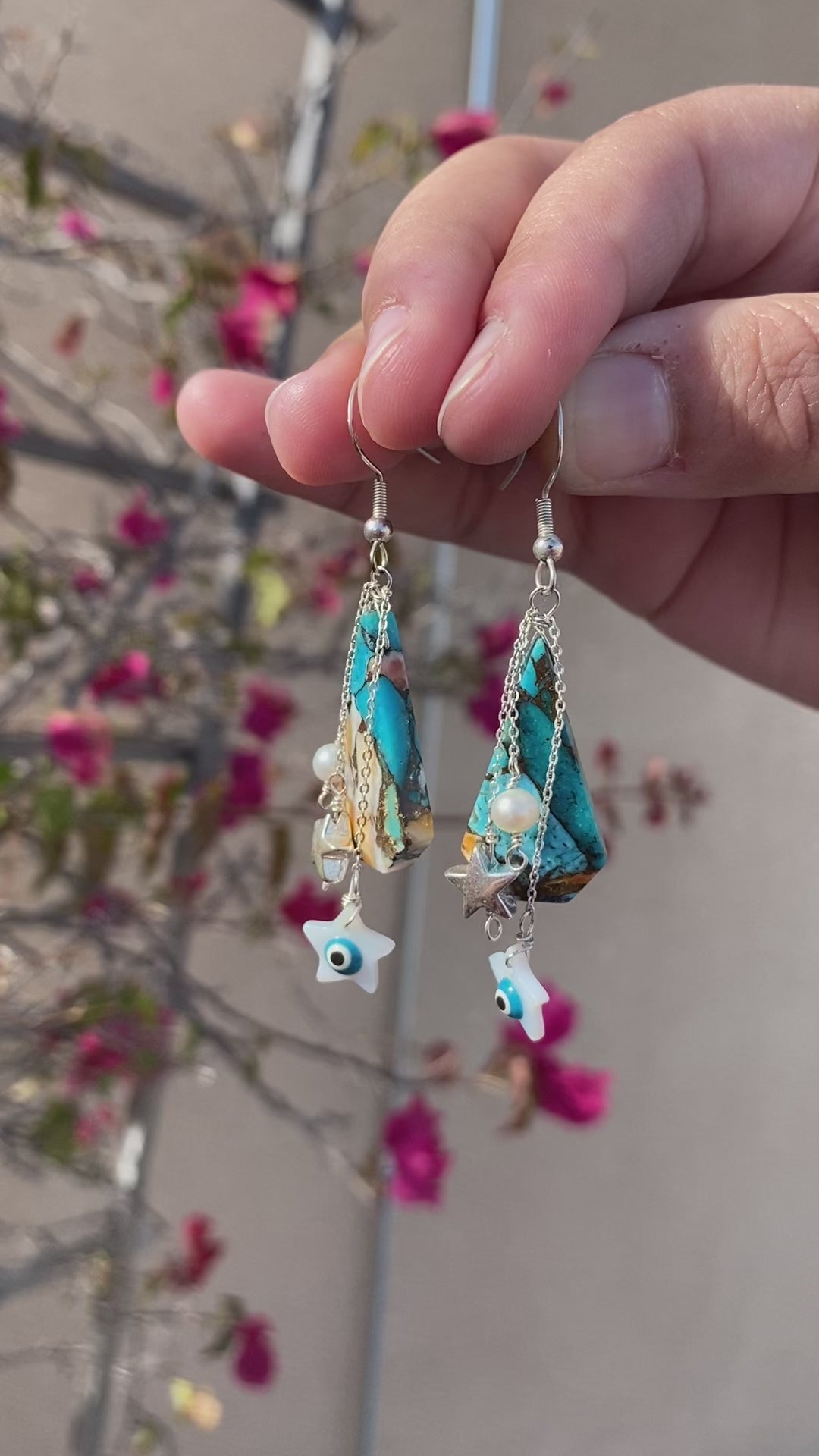 See Star Dangle Earrings