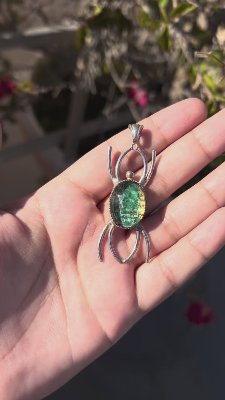 Cyber Spider Pendant